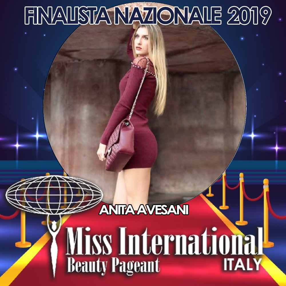 candidatas a miss international italy 2019. final: 9 june. - Página 2 Anita-avesani